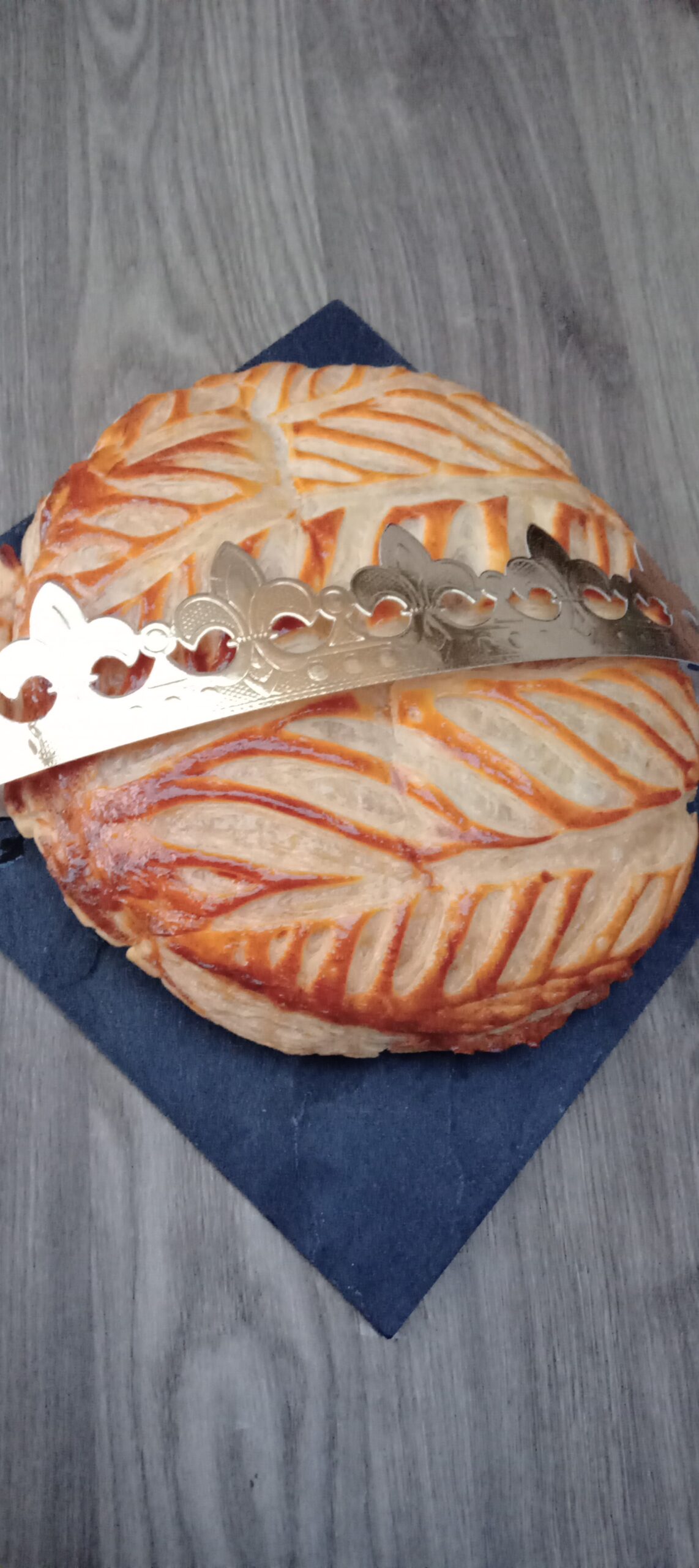 Galette des rois oommes et caramel