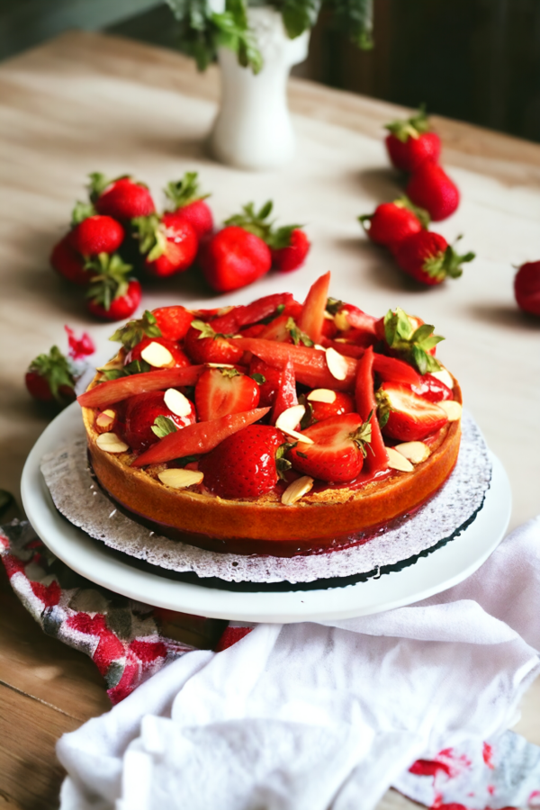 Atelier tarte rhubarbe et fraise